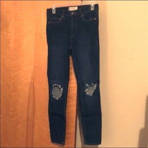 Free People Busted Knee Skinny Jeans